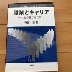 職業とキャリア : 人生の豊かさとは