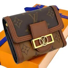 極美品　ルイヴィトン　ポルトフォイユ　ドーフィーヌ　モノグラム　リバース　財布