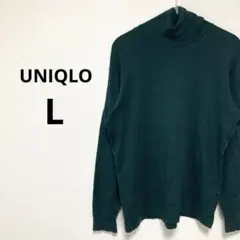 UNIQLO ユニクロ メンズ タートルネック カットソー 長袖 フリース L