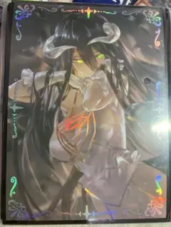ホロ加工　カードスリーブ　アルベド　オーバーロード　MTG 遊戯王サイズ