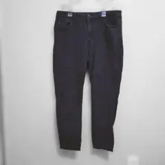RANCAW ブラックフィットデニムパンツ