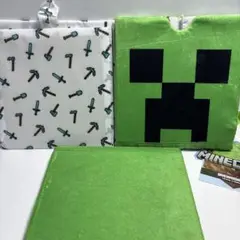 Minecraft クリーパー　折りたたみ収納BOX