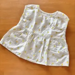 Samansa Mos2 Lagom レモン刺繍チュニック