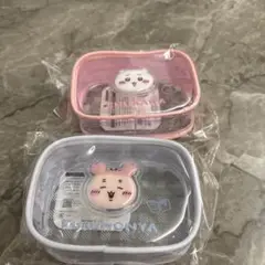 ちいかわ　ぷっくりクリアミニポーチ　２個セット販売