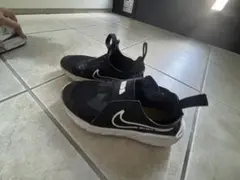 Nike ブラック スニーカー スリッポン フレックスランナー 20cm