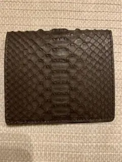 ダイヤモンドパイソンミニ財布　マネークリップ