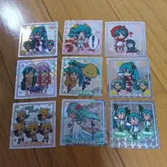 初音ミク ステッカー 9枚セット