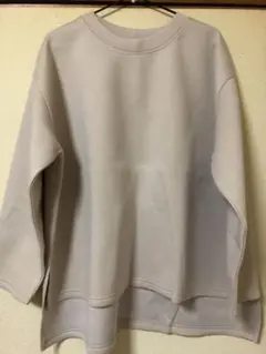 新品☆アンブルネージュ☆オーバーサイズ☆ダンボールプルオーバー☆グレージュ