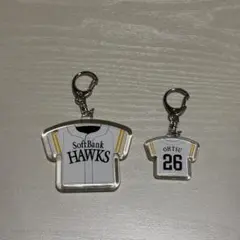 ソフトバンクホークス　大津亮介投手　キーホルダー