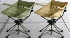 OUTPUT LIFE SWIVEL CHAIR 回転椅子 カーキ アウトドア