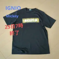IGNIO MickeyTシャツ ブラック人気