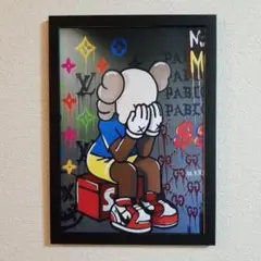 KAWS VUITTON GUCCI アートポスター(パロディー)