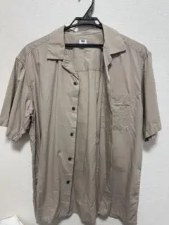 ベージュ 半袖シャツ シンプル　新品未使用
