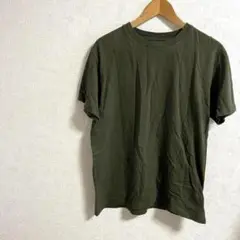 半袖Tシャツ　カーキ　半袖　綿100% M トップス　コーヒーアンドシガレッツ