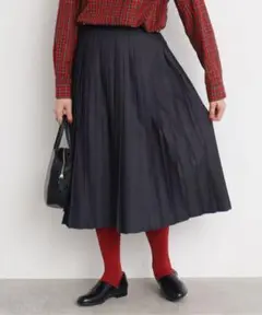 CHILD WOMAN ライトオンスデニムプリーツスカート
