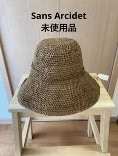 Sans Arcidet ラフィア帽子