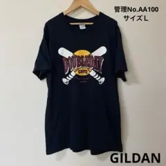 メンズ　USA古着　両面プリント　野球　GILDAN サイズＬ