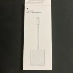 純正　Apple Lightning - USB 3カメラアダプタ