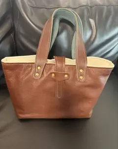 ブラウンレザー トートバッグ