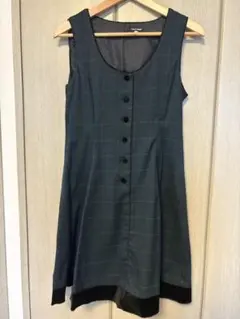 【未使用】LEST ROSE チェック柄ワンピース サイズMT