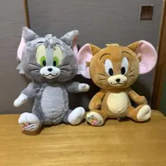 新品 ぬいぐるみ トムとジェリー 2点セット