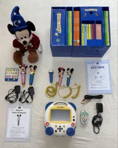 ディズニー World of English マジックペン DVDメイト他セット