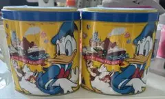 ディズニー　お菓子缶　2つ