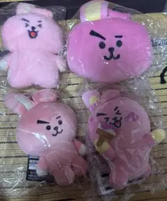 bt21 クッキー　ぬいぐるみ　4個セット