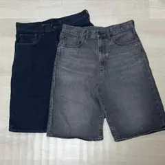 GU ジョーツ メンズMサイズ　セット　ネイビー　ブラック