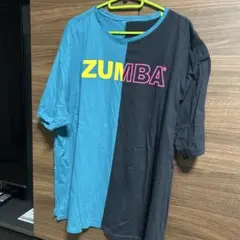 ZUMBA 半分色分けデザインTシャツ
