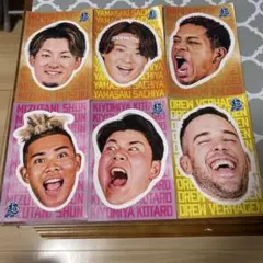 北海道日本ハムファイターズ　選手顔シール 6枚セット