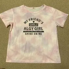ALGY タイダイプリント Tシャツ ピンク