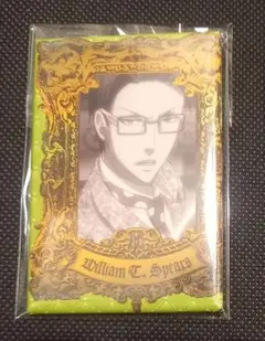 黒執事　スクエア缶バッジ　ウィル