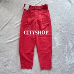 【未使用】CITYSHOP ベイカー タック パンツ