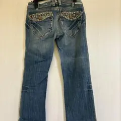 【美品】J＆companビジュー装飾ダメージデニム （超希少！！）