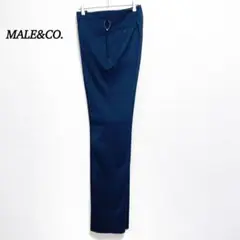 美品【メールアンドコー】スラックス M メンズ ライトブラック 春夏秋