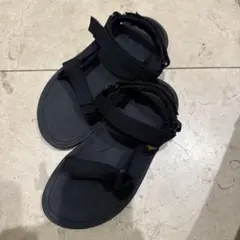 Teva ブラックサンダル　20センチ