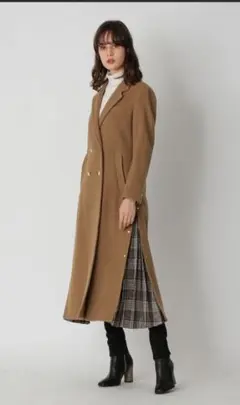 サイド プリーツ チェスターコート