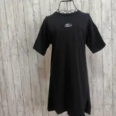 超美品 CAMP7 綿100% ジュニアサイズ 半袖 ワンピ Tシャツ 黒