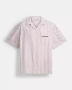 COACH ストライプ 半袖シャツ