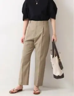 Spick & Spanリネンライクテーパードパンツ