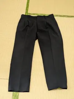 メンズ　ウォッシャブルパンツ　ブラック　黒