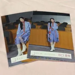 櫻坂46 谷口愛季　生写真　Make or Break 青ジャージ　座りヒキ