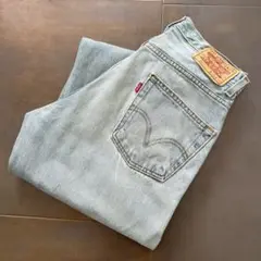 30×34　リーバイス550　ルーズシルエット　デニム　グランジ　ダメージ　古着