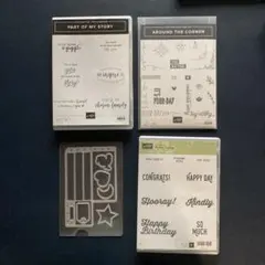 Stampin' Up! スタンプセット3種＆ダイ1種