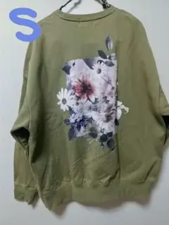 【未使用】ハレ HARE メンズ スウェット トレーナー モスグリーン 紳士
