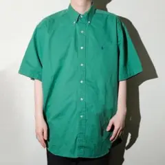 Ralph Lauren BLAKE Lサイズ半袖　ボタンダウンシャツ