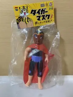 メディコムトイ　タイガーマスク　ソフビ　中嶋製作所 電人　高岡拳太郎アニメ版 激レア□ 面取れ タイガーマスク (高岡拳太郎)ソフビ / 電人