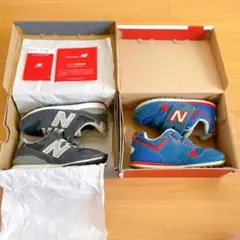【New Balance】2足セット キッズスニーカー 17.0cm