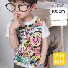 アンパンマン　バイキンマン　ドキンちゃん　半袖　Tシャツ　#b39